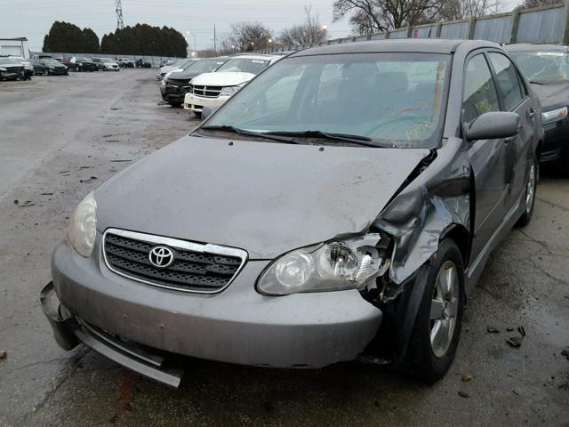 1NXBR32EX7Z874167 - 2007 TOYOTA COROLLA CE GRAY photo 2