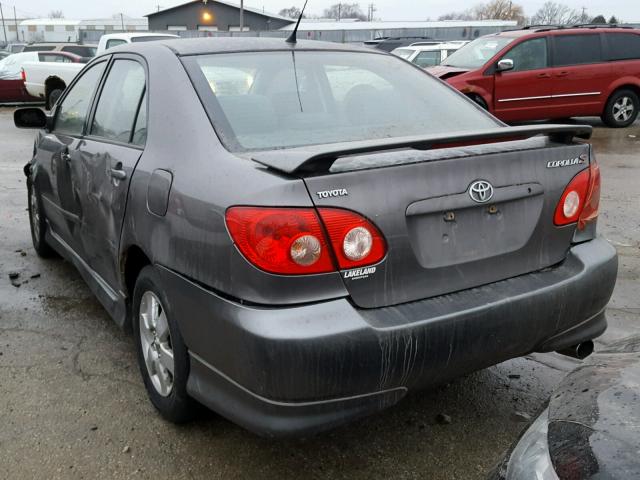 1NXBR32EX7Z874167 - 2007 TOYOTA COROLLA CE GRAY photo 3