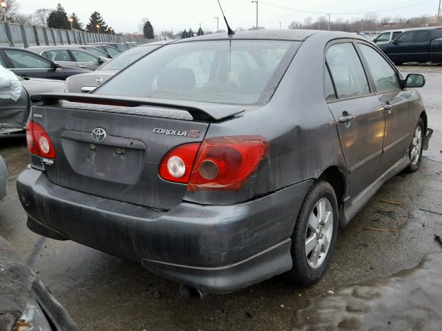 1NXBR32EX7Z874167 - 2007 TOYOTA COROLLA CE GRAY photo 4