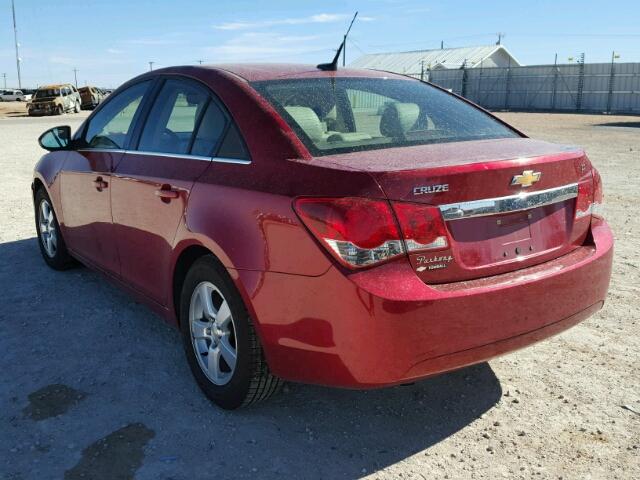 1G1PG5S94B7305099 - 2011 CHEVROLET CRUZE LT RED photo 3