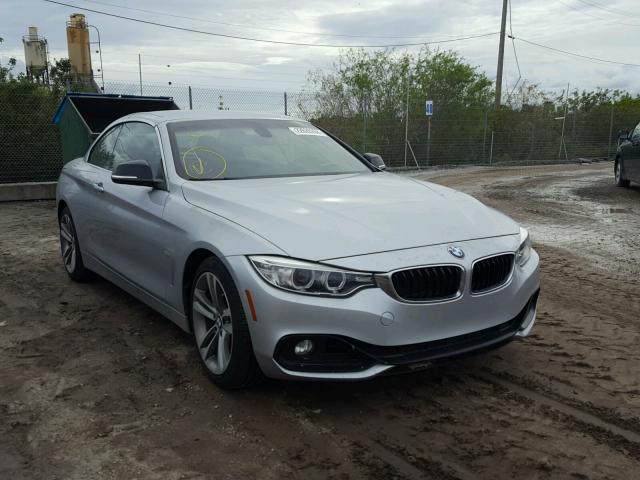 WBA3V5C56FP751913 - 2015 BMW 428 I GRAY photo 1