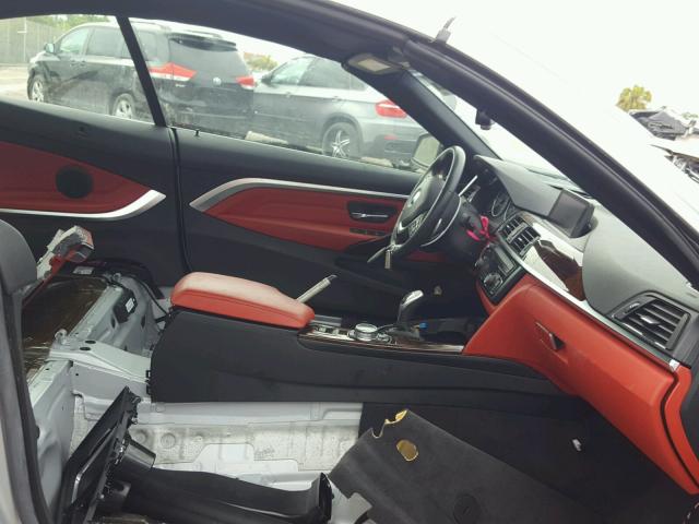 WBA3V5C56FP751913 - 2015 BMW 428 I GRAY photo 5