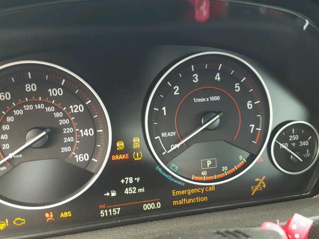 WBA3V5C56FP751913 - 2015 BMW 428 I GRAY photo 8