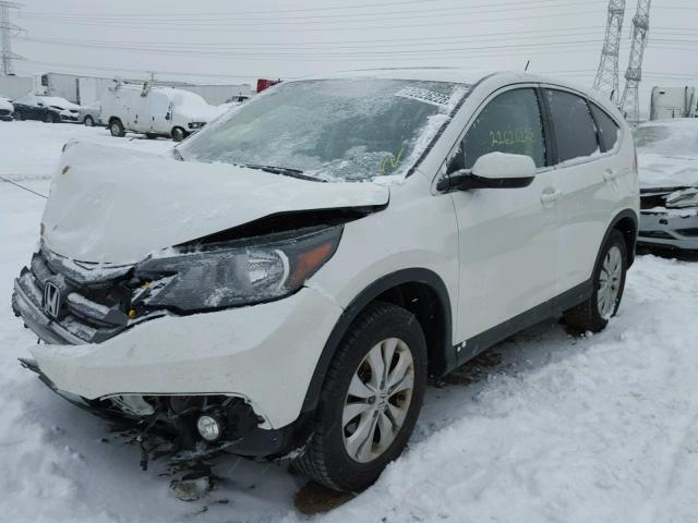 5J6RM3H59DL044977 - 2013 HONDA CR-V EX WHITE photo 2