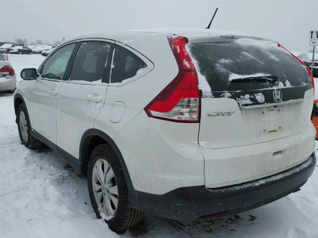 5J6RM3H59DL044977 - 2013 HONDA CR-V EX WHITE photo 3