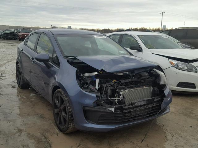 KNADM4A3XG6659360 - 2016 KIA RIO LX Կապույտ լուսանկար 1