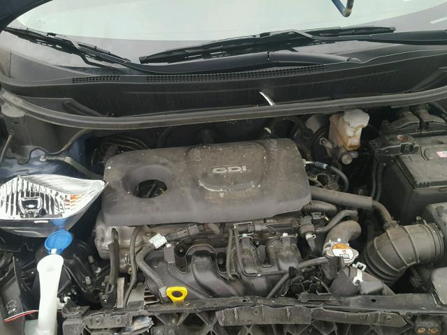 KNADM4A3XG6659360 - 2016 KIA RIO LX Կապույտ լուսանկար 7