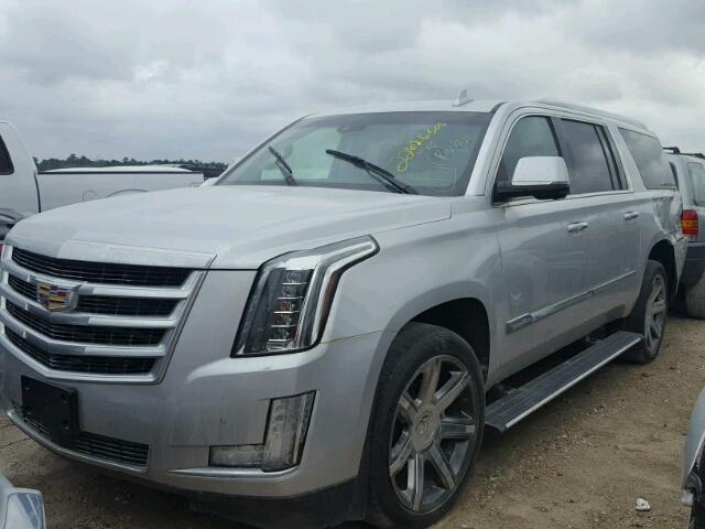 1GYS4TKJ1FR705490 - 2015 CADILLAC ESCALADE E SILVER photo 2