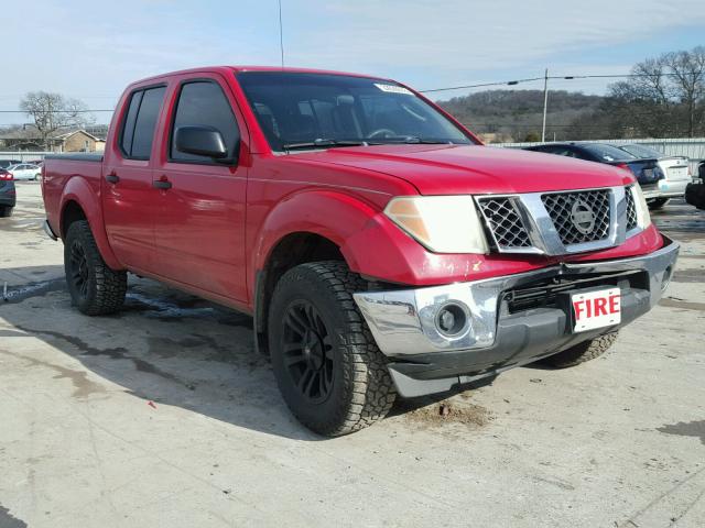 1N6AD07U15C400668 - 2005 NISSAN FRONTIER C RED photo 1