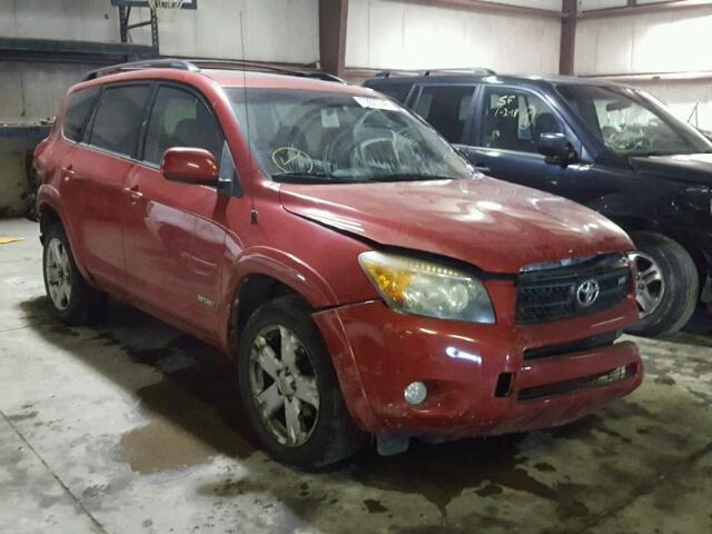 JTMBK32V375020205 - 2007 TOYOTA RAV4 SPORT RED photo 1