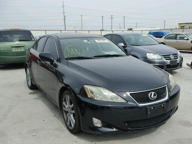 JTHBK262X72030174 - 2007 LEXUS IS 250 BLACK photo 1