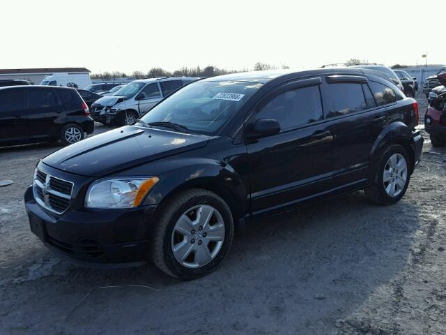 1B3HB48A49D135409 - 2009 DODGE CALIBER SX BLACK photo 2