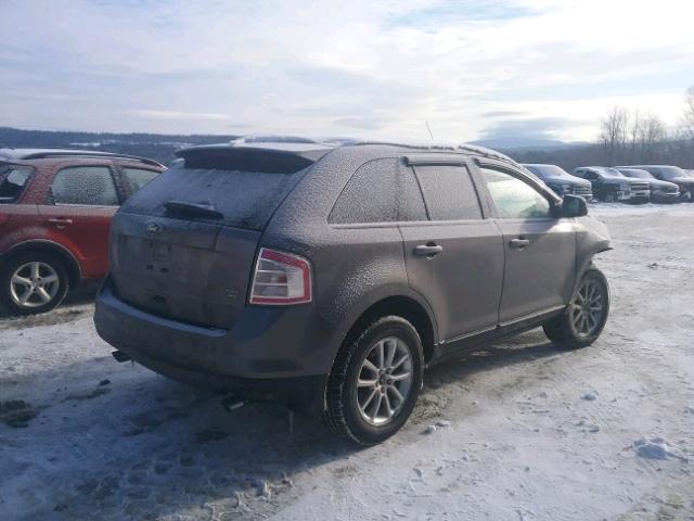 2FMDK4JC1ABB41652 - 2010 FORD EDGE SEL GRAY photo 4