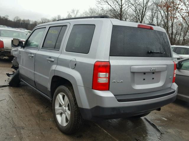 1C4NJRFB7ED891923 - 2014 JEEP PATRIOT LA GRAY photo 3