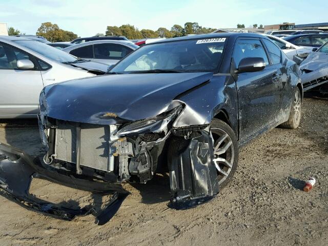 JTKJF5C70FJ010984 - 2015 TOYOTA SCION TC GRAY photo 2