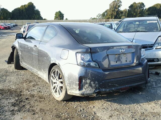 JTKJF5C70FJ010984 - 2015 TOYOTA SCION TC GRAY photo 3