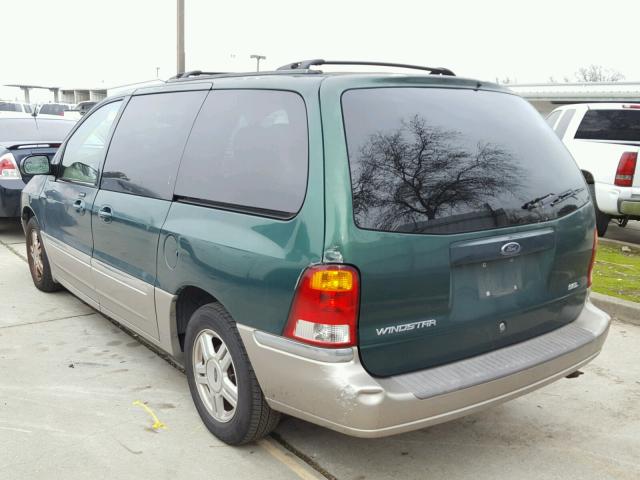 2FMZA564X3BB62731 - 2003 FORD WINDSTAR S GREEN photo 3