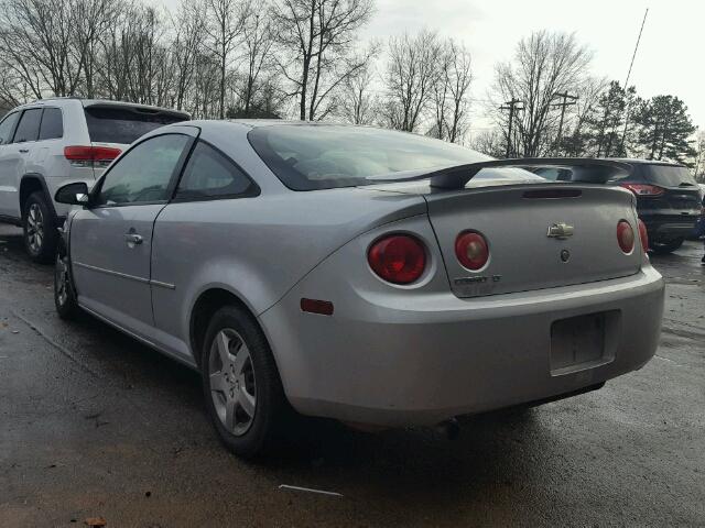 1G1AL15F177124495 - 2007 CHEVROLET COBALT LT SILVER photo 3