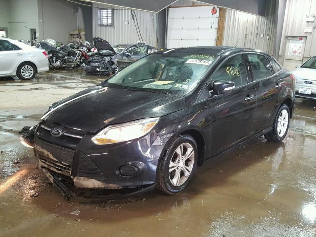 1FADP3F28EL142826 - 2014 FORD FOCUS SE BLACK photo 2