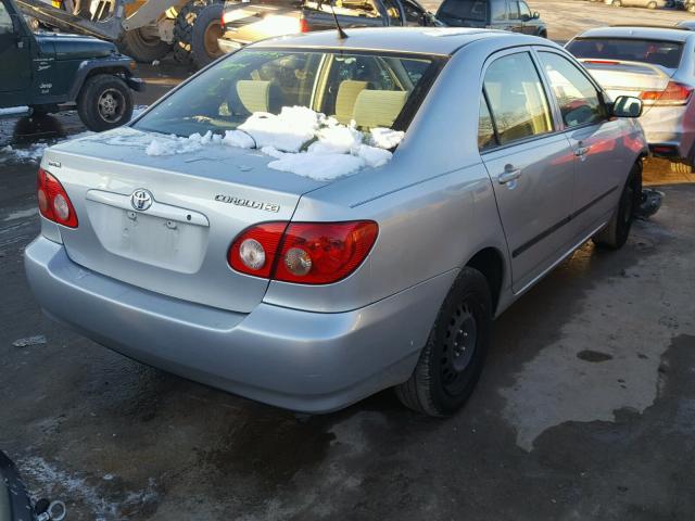 JTDBR32E460063815 - 2006 TOYOTA COROLLA CE SILVER photo 4