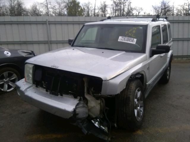 1J8HG58N26C197300 - 2006 JEEP COMMANDER SILVER photo 2