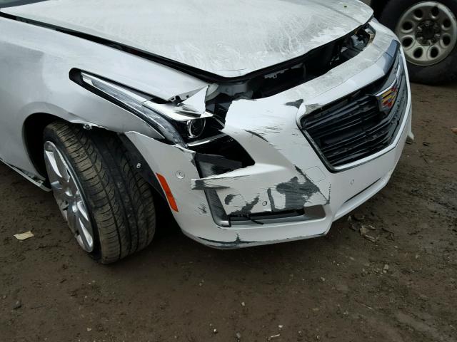 1G6AS5S31F0141254 - 2015 CADILLAC CTS PERFOR WHITE photo 9