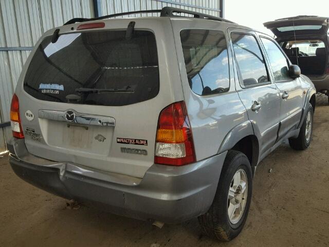 4F2CU09112KM17115 - 2002 MAZDA TRIBUTE LX SILVER photo 4