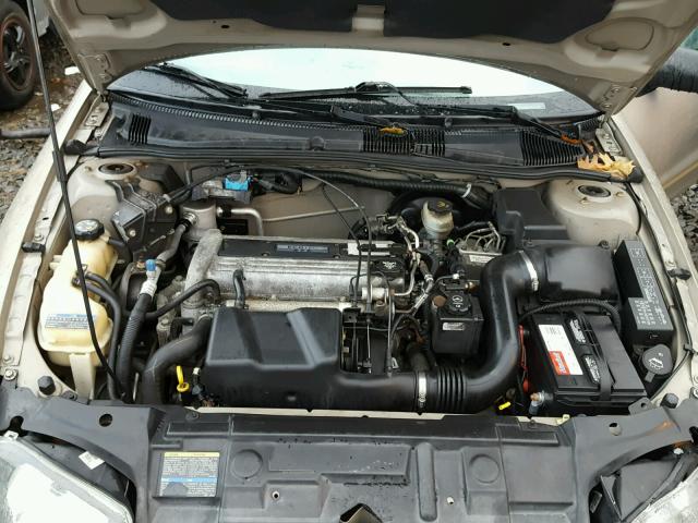 1G1JF52F047364619 - 2004 CHEVROLET CAVALIER L TAN photo 7