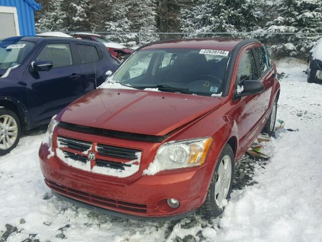 1B3HB48B48D712687 - 2008 DODGE CALIBER SX ORANGE photo 2