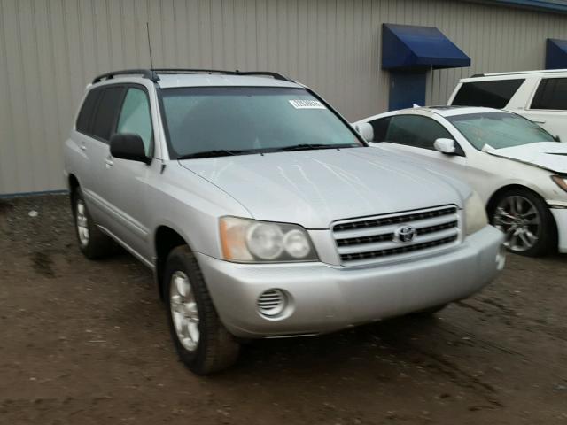 JTEHD21A220014880 - 2002 TOYOTA HIGHLANDER SILVER photo 1