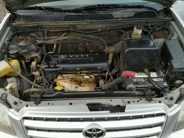 JTEHD21A220014880 - 2002 TOYOTA HIGHLANDER SILVER photo 7