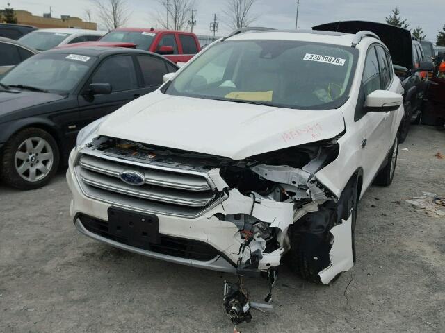 1FMCU9J99HUC56754 - 2017 FORD ESCAPE TIT WHITE photo 2