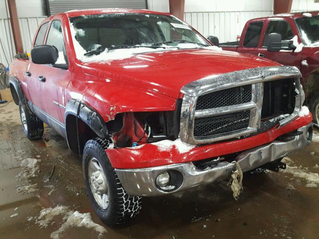 3D7KU28D23G736685 - 2003 DODGE RAM 2500 S RED photo 1