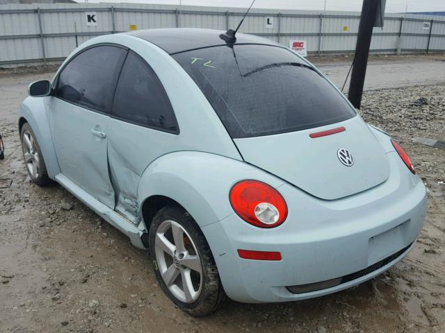 3VWRG3AGXAM027962 - 2010 VOLKSWAGEN NEW BEETLE BLUE photo 3