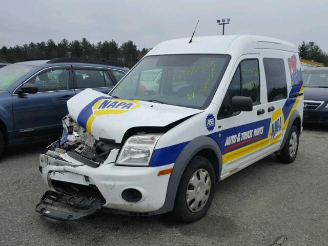 NM0LS6BN9DT128709 - 2013 FORD TRANSIT CO WHITE photo 2