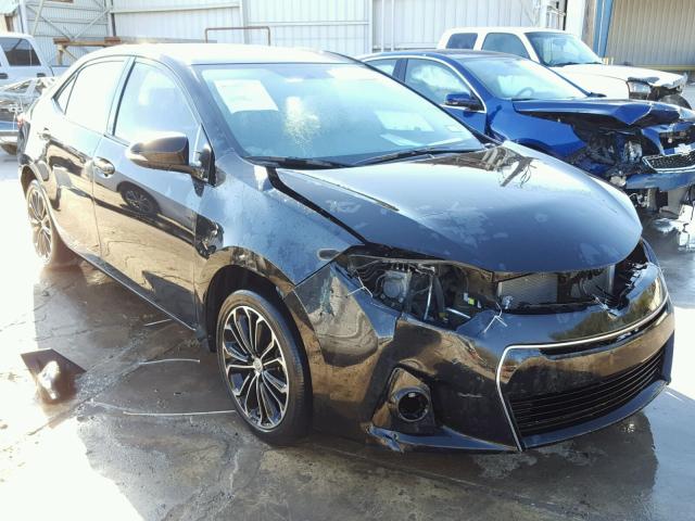 5YFBURHE9EP053908 - 2014 TOYOTA COROLLA L BLACK photo 1