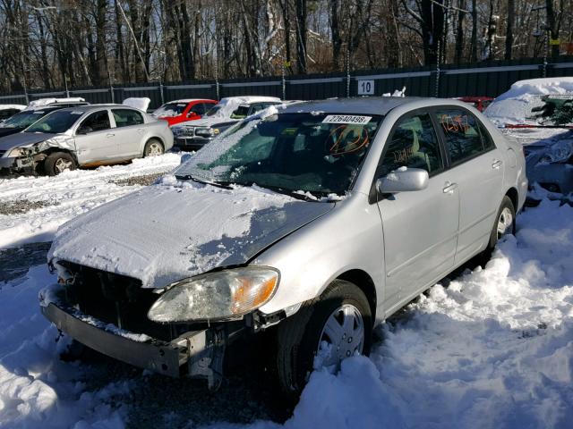 2T1BR30E97C738357 - 2007 TOYOTA COROLLA CE SILVER photo 2