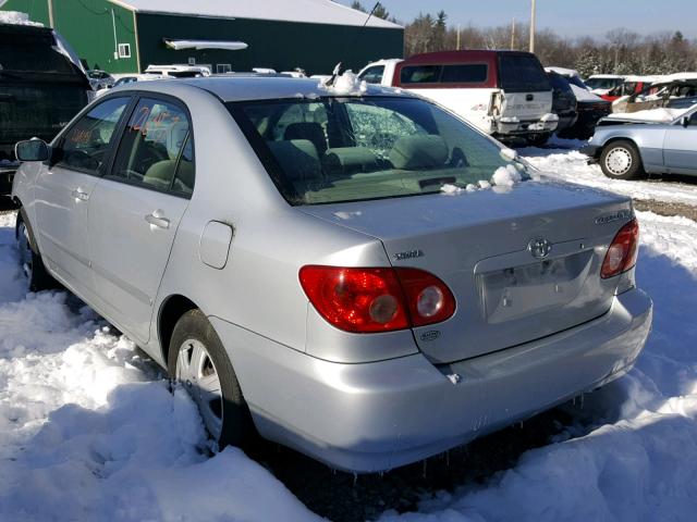 2T1BR30E97C738357 - 2007 TOYOTA COROLLA CE SILVER photo 3