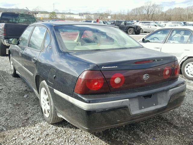2G1WF55EX19284585 - 2001 CHEVROLET IMPALA 黑色 照片 3