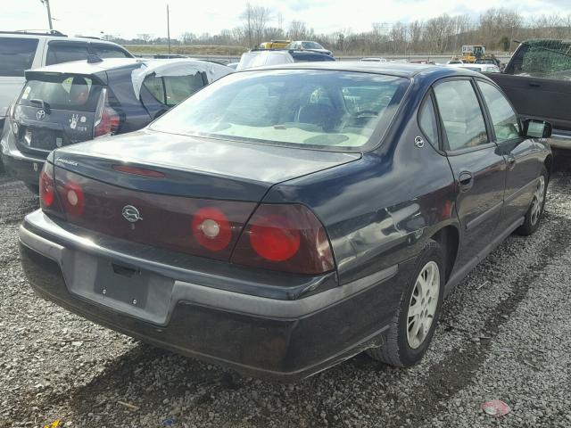2G1WF55EX19284585 - 2001 CHEVROLET IMPALA 黑色 照片 4