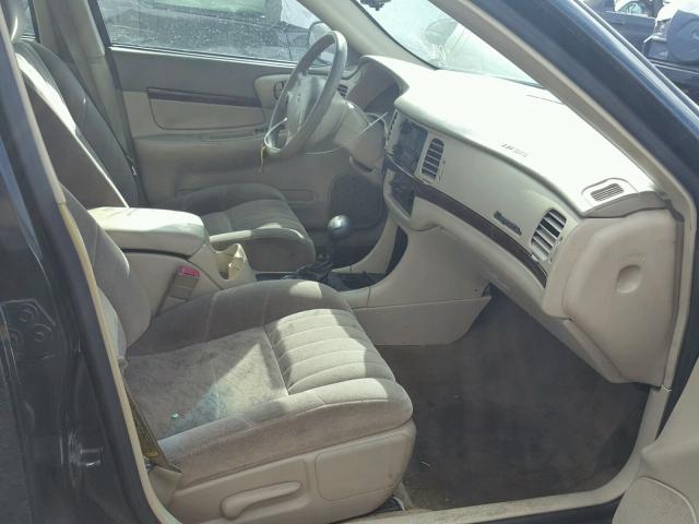 2G1WF55EX19284585 - 2001 CHEVROLET IMPALA 黑色 照片 5