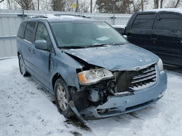 2A8HR54P78R691129 - 2008 CHRYSLER TOWN & COU BLUE photo 1