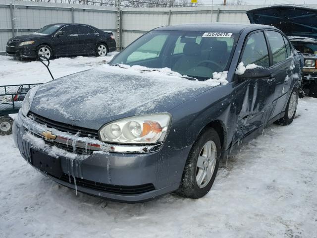 1G1ZT52864F109542 - 2004 CHEVROLET MALIBU LS BLUE photo 2