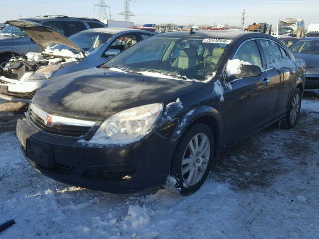 1G8ZV57B09F185152 - 2009 SATURN AURA XR BLACK photo 2