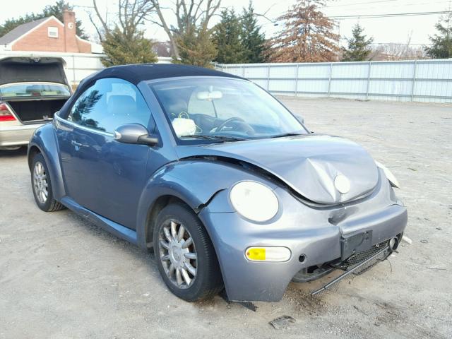 3VWCM31Y05M305569 - 2005 VOLKSWAGEN NEW BEETLE GRAY photo 1