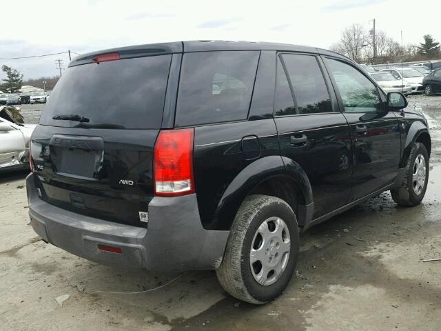 5GZCZ43D94S818439 - 2004 SATURN VUE BLACK photo 4