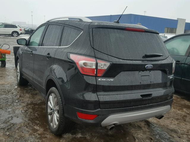 1FMCU9J95HUA29769 - 2017 FORD ESCAPE TIT BLACK photo 3