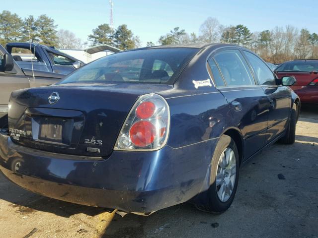 1N4AL11D96C241104 - 2006 NISSAN ALTIMA S BLUE photo 4