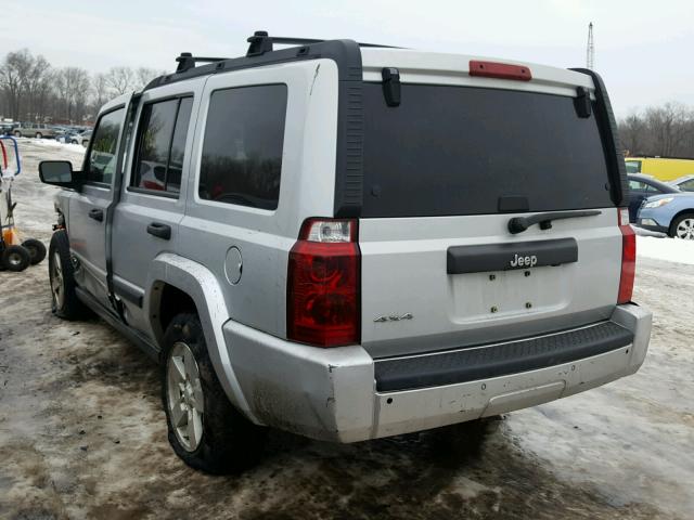 1J8HG48K96C338184 - 2006 JEEP COMMANDER 灰色 照片 3