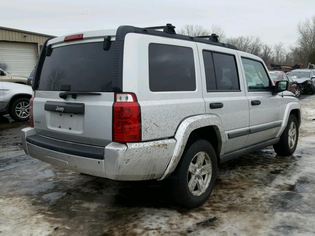 1J8HG48K96C338184 - 2006 JEEP COMMANDER 灰色 照片 4